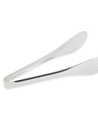 Rsvp International Endurance 18/8 Stainless Steel 10" Large Straining Tongs In Silver