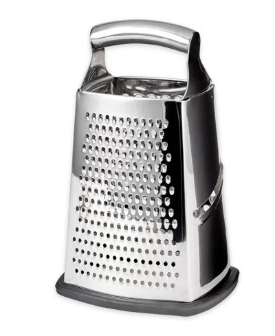 Rsvp International Endurance 18/8 Stainless Steel 10"x5"x4" Deluxe Box Grater In Silver