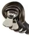 Rsvp International Endurance 18/8 Stainless Steel 5 Piece Teardrop Measuring Cup Set In Gray
