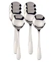 Rsvp International Endurance 18/8 Stainless Steel 8 Piece 6.7" Boxed Set Of Soup Spoons In Gray
