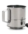 Rsvp International Endurance 3 Cup Crank Style Flour Sifter In Gray