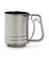 Rsvp International Endurance 3 Cup Triple Mesh Flour Sifter In Gray