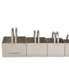 RSVP INTERNATIONAL ENDURANCE 4 PIECE SQUARE NESTING BISCUIT CUTTERS