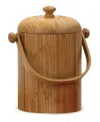 Rsvp International Endurance Bamboo 3.25 Quart Compost Pail Set In Beige
