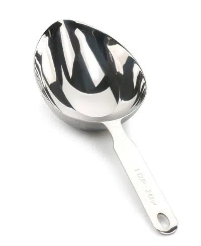 Rsvp International Endurance Stainless Steel 1 Cup Single Oval Measuring Scoop In Gray