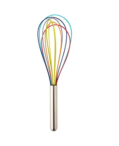 Rsvp International Endurance Stainless Steel 11.75" X 3.25" Colored Silicone Coated Whisk In Multi