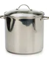 Rsvp International Endurance Stainless Steel 16 Qt Stockpot In Gray