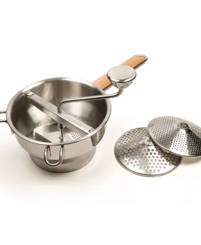 Rsvp International Endurance Stainless Steel 16x8x4" Food Mill In Gray