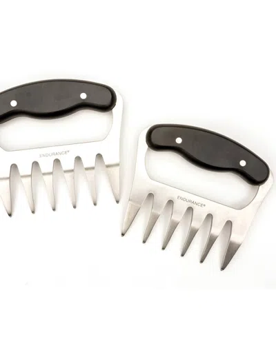 Rsvp International Endurance Stainless Steel 2 Piece 6x5x1" Meat Claws In Gray