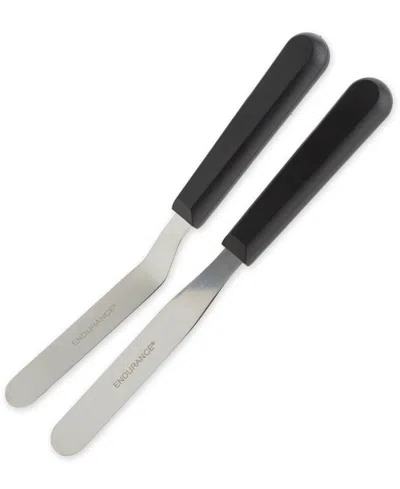 Rsvp International Endurance Stainless Steel 2 Piece Small Icing Spatula Set In Silver