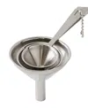 Rsvp International Endurance Stainless Steel 3 Piece 3" D Mini Funnel Set In Gray