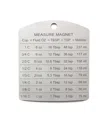 Rsvp International Endurance Stainless Steel 3.5 X 4.125" Measurement Magnet In Gray