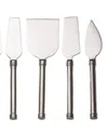 Rsvp International Endurance Stainless Steel 5 Piece 6" Cheese Knife Set In Gray