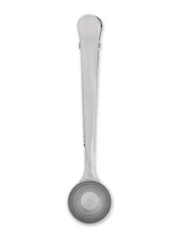 Rsvp International Endurance Stainless Steel 7" Coffee Scoop 'n Clip In Silver