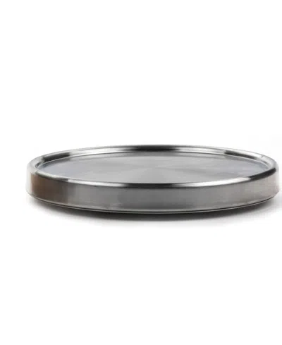 Rsvp International Endurance Stainless Steel 8" D Tool Crock Turntable In Gray