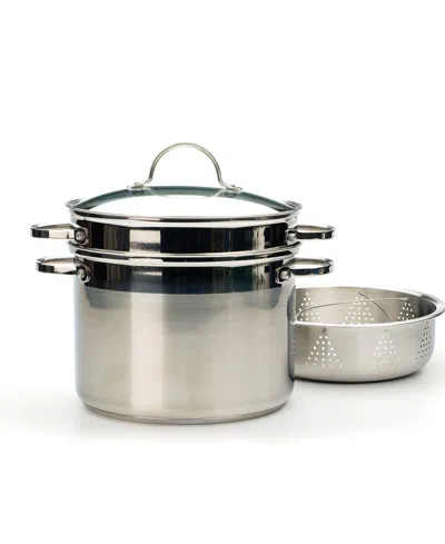 Rsvp International Endurance Stainless Steel 8 Qt Multi Cooker In Green