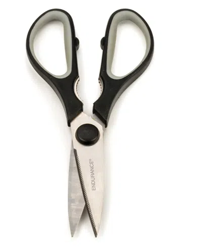 Rsvp International Endurance Stainless Steel 8x3" Kitchen Scissors In Black