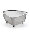 Rsvp International Endurance Stainless Steel 9"x7"x4" In-sink Mesh Corner Basket In Gray