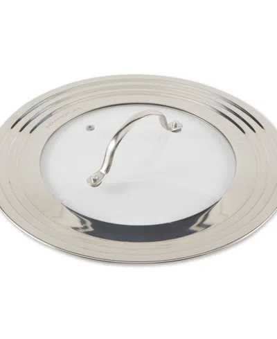 Rsvp International Endurance Stainless Steel Glass 12.5" Diameter Universal Lid In Gray