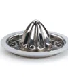 Rsvp International Endurance Stainless Steel Silicone 5x3" Citrus Juicer In Gray