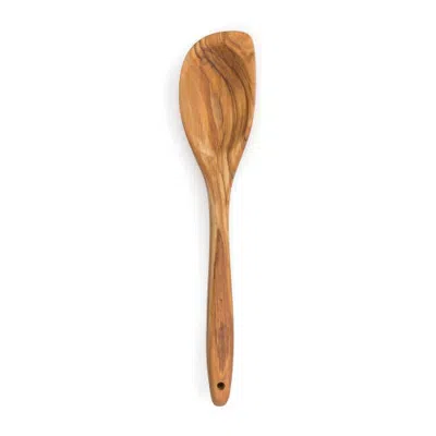 Rsvp International Olive Wood Curved Spoon In Brown