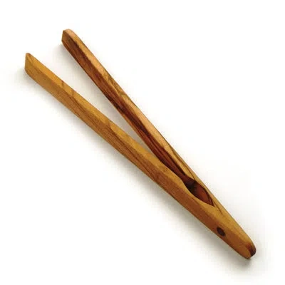 Rsvp International Olive Wood Kitchen Tong In Brown