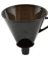 Rsvp International Plastic 7" X 6.25" X 6.5" Manual Drip Coffee Filter Cone In Brown