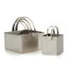 Rsvp International Rsvp Endurance Stainless Steel Square Biscuit Cutters, Plain, Set Of 4