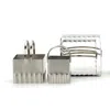 Rsvp International Rsvp Endurance Stainless Steel Square Biscuit Cutters, Rippled, Set Of 4