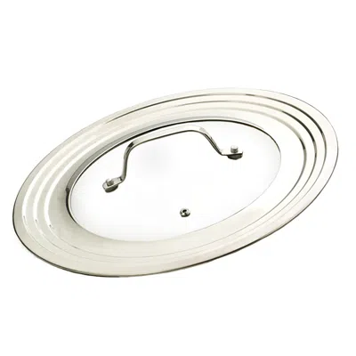 Rsvp International Rsvp Endurance Universal Pot Lid With Glass Insert In Metallic