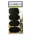 Rsvp International Silicone 31 Piece 3.5 X 2"spice Label And Chalk Marker Set In Black