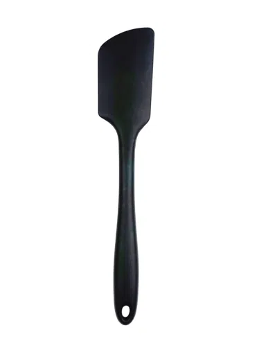 Rsvp International Silicone Coated Steel 11" Ela Series Black Spatula