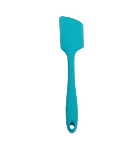 Rsvp International Silicone Coated Steel 11" Ela Series Turquoise Spatula In Blue