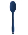 Rsvp International Silicone Coated Steel 11" X 2.25" Ela Series Blue Spoon In Blue