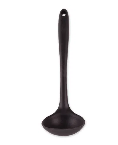 Rsvp International Silicone Coated Steel 11x3.5" Ela Series Black Ladle