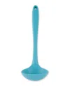 Rsvp International Silicone Coated Steel 11x3.5" Ela Series Turquoise Ladle In Blue