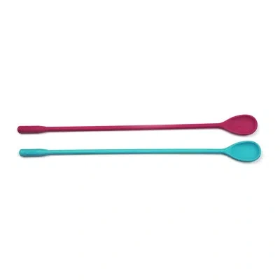 Rsvp International Silicone Stir Spoon In Black
