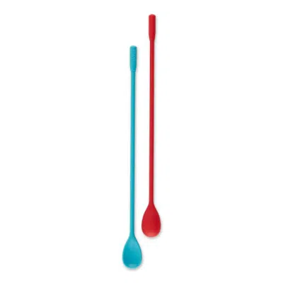 Rsvp International Silicone Stir Spoons 2 Piece In Multi