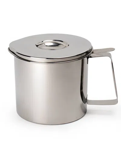 Rsvp International Stainless Steel Endurance Medium 4 Cup Fryer's Friend Grease Keeper In Gray