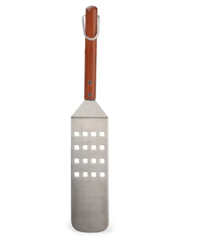 Rsvp International Stainless Steel Rosewood 19"x4"x3" Bbq Long Spatula In Brown