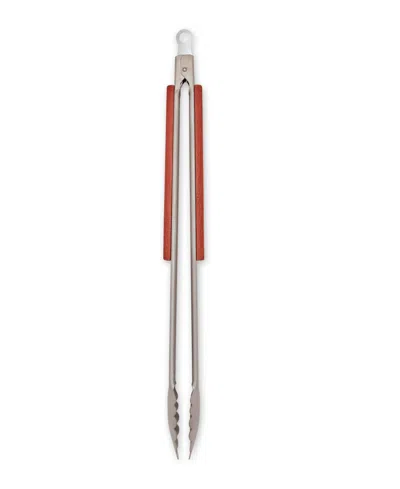Rsvp International Stainless Steel Rosewood Bbq 19" Tongs In Brown
