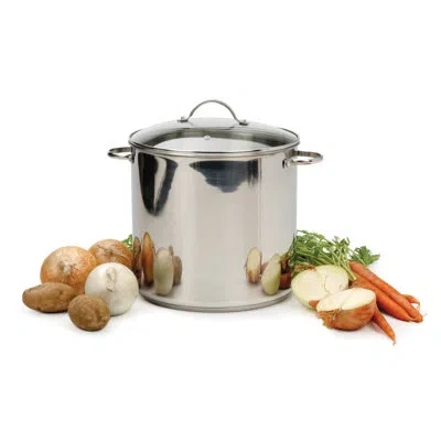 Rsvp International Stainless Steel Stock Pot In Silver