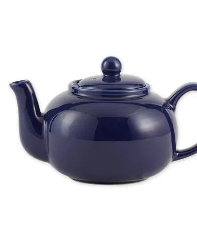 Rsvp International Stoneware 16 Ounce Blue Teapot