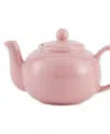 Rsvp International Stoneware 42 Ounce Pink Teapot In Pink