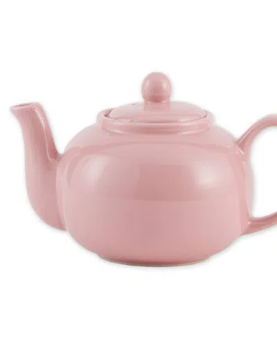 Rsvp International Stoneware 42 Ounce Pink Teapot