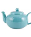 Rsvp International Stoneware 42 Ounce Turquoise Teapot In Blue
