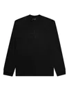 Rta 3d Logo Long-sleeve T-shirt In Black