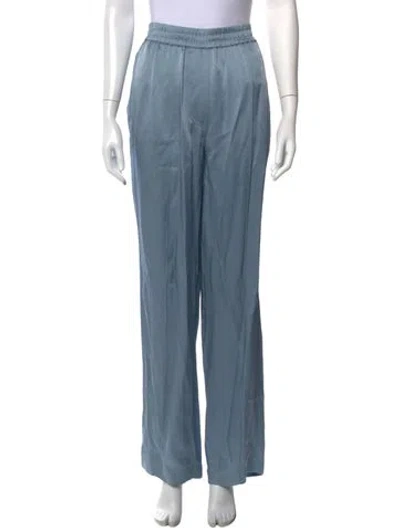 Pre-owned Rta Acetate Wide Leg Pants W/ Tags In Blue
