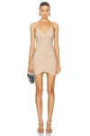 Rta Adriana Mini Dress In Sesame