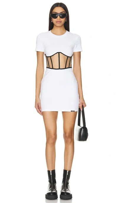 Rta Angela Mini Dress In White